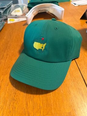 Masters Green Golf Hat with Masters Logo